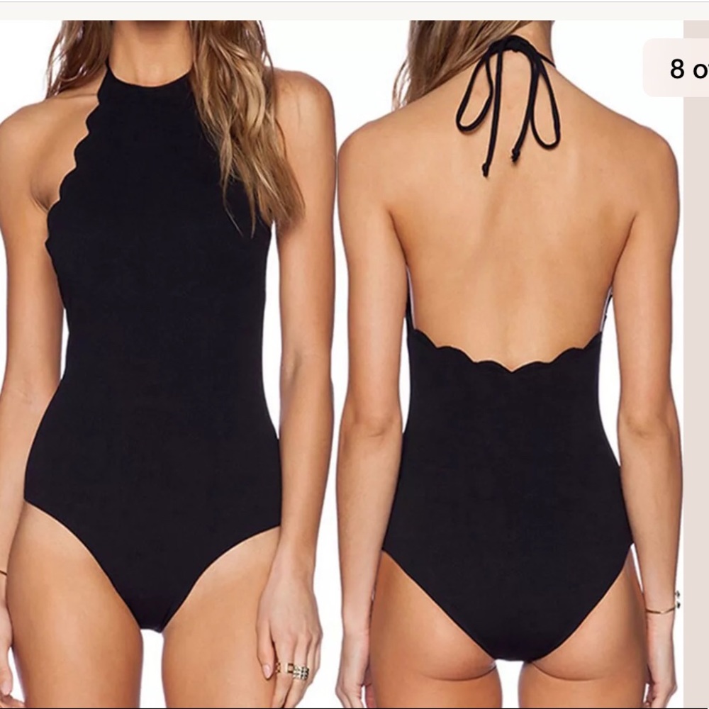 One piece black swimsuit